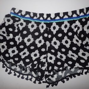 Trina Turk Black and White Shorts Size  Small
